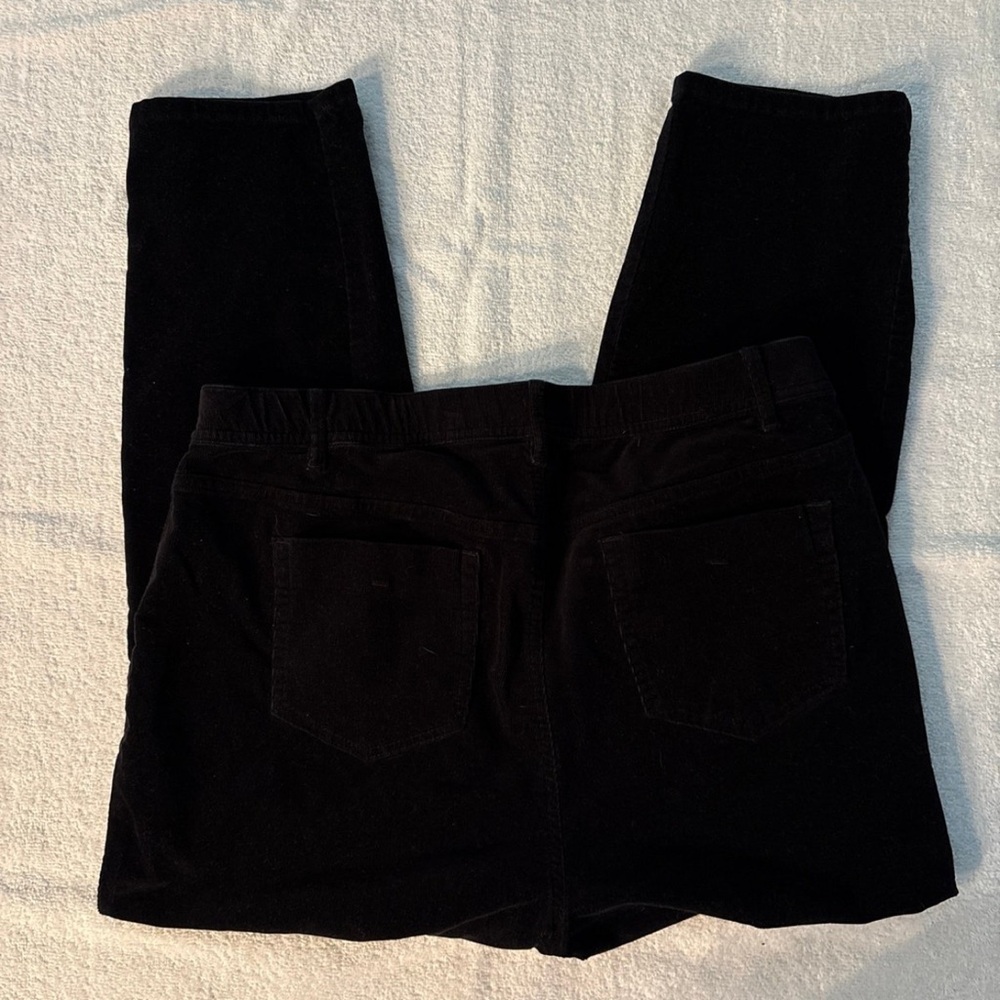 J. Jill Women’s Classic Black Corduroy Trousers - Picture 5 of 5